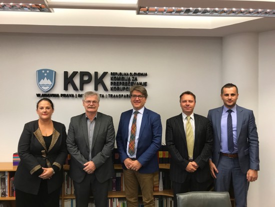 RAI Secretariat with the Commission for the Prevention of Corruption - Mr Boris Štefanec, President, and Mr Igor Lamberger, Deputy Chief Commissioner