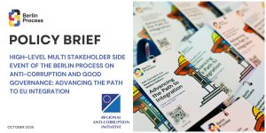 Policy Brief: Advancing Integrity and Good Governance in the Western Balkans