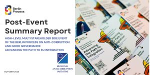 Summary Report: From Commitments to Action – Regional Cooperation on Integrity Strengthened under the Berlin Process