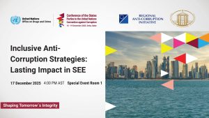 Announcement: Special CoSP11 Event on Advancing Inclusive and Evidence-Based Anti-Corruption Reforms in SEE